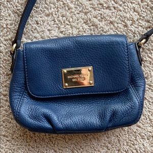Navy blue Michael Kors purse